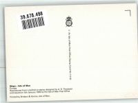 Burg Briefmarkenabbildung Isle of Man Dampfer Europa