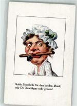 Frau Sperrholz Spruch WB SS Nr.543-2 Strafe