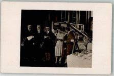 Teleskop Frauen Eule Privatfoto AK