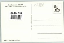 76599 W7566 Weisenbach , Murgtal Foto AK Gasthaus zum Hirsch Kirche