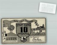 26427 W2943 Esens Notgeldschein 10 Pfennig Nr. 51138