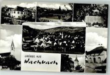 97980 W6990 Wachbach - Schloss Schwimmbad Denkmal Rathaus
