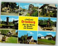 77799 W7601 Ortenberg , Baden Foto AK Denkmal Brunnen Kirche