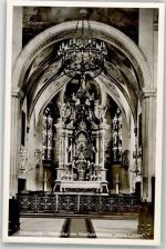77833 W7583 Ottersweier Foto AK Wallfahrtskirche Maria Linden Hochaltar
