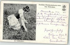 Deutscher Mädchenkalender 1908 Das Kränzchen Werbung Druckerzeugnis 1911