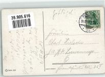 Pfau Hahn Hühner Schönian, A. 1913 Künstlerkarte