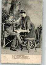 Frau Spruch Zigarette 1905
