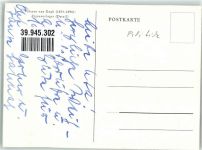 sign. Vincent van Gogh Zigeunerlager Zigeuner Künstlerkarte