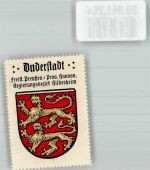 37115 W3408 Duderstadt , Niedersachs Vignette Wappenmarke Kaffee Hag