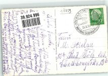 88709 W7759 Hagnau am Bodensee 1953 - Kirche Ort lt. Stempel