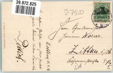 03042 O7500 Cottbus 1913 Foto AK Stadttheater