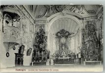 72379 W7450 Hechingen Foto AK Kirche St. Lötzen innen