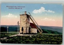 Hornisgrinde 1922 - Signalturm