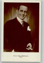 Hans Heinz Bollmann mit Zigarette , Tenor Opernsänger Foto AK
