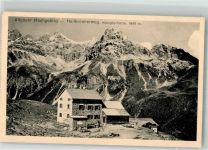 Kemptner Hütte Foto AK Berghütte am Heilbronner Weg Fotograf Heimhuber