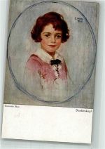 Studienkopf Kind Wohlgemuth u. Lissner No. 3010 Max, Corneille Künstlerkarte