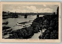 67059 W6700 Ludwigshafen am Rhein 1921 - Rheinbrücke Flußschwimmbad