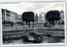 84529 W8261 Tittmoning - Stadtplatz mit Floriansbrunnen, Denkmal