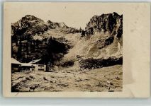 83727 W8162 Neuhaus b Schliersee - Bodenschneidhaus mit Gipfel Kühe