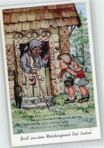 W3423 Bad Sachsa Hexe Spruch Märchengrund Hänsel und Gretel