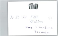 25938 W2270 Nieblum - Haus Tiemann , Fotoabzug