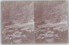 Constantine - Stereofoto, Rhumel-Schlucht