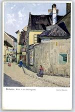 Ceske Budejovice Budweis - Blick in die Breite Gasse
