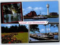 25541 W2212 Brunsbüttel - Schiff, Parkpartie, Hafen