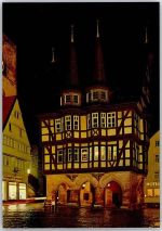 36304 W6320 Alsfeld - Rathaus bei Nacht