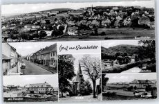 55774 W6587 Baumholder - Kirche, Ortsansicht, Am Theater, Kaserne, Edingersmühle