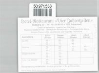 38350 W3330 Helmstedt - Hotel Vier Jahreszeiten