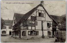 79688 W7862 Hausen im Wiesental Gebrauchsspuren Hebels Heimathaus