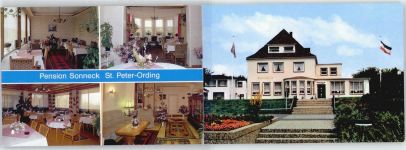 25826 W2252 Sankt Peter-Ording - Pension Sonneck, Klapp-Karte
