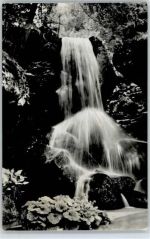 01855 O8361 Lichtenhain b Sebnitz - Foto-Karte Wasserfall AKU1