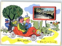 56620 Pont-Scorff - Leporello, Auto, Brücke
