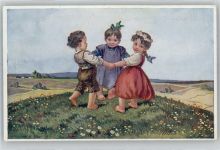 Untersberger, A. , Kinder im Reigen Künstler