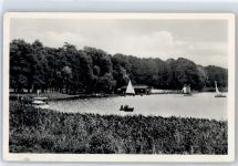 15526 O1241 Bad Saarow Gebrauchsspuren Blick zum Strandbad