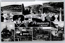 56829 W5593 Pommern , Mosel - Wein verziert