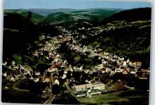 55743 W6580 Fischbach b Idar-Oberstein - Ortsansicht, Luftaufnahme