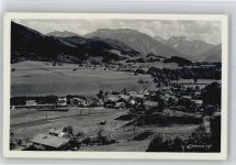 83313 W8227 Eisenärzt - Kirche, Ortsansicht, Alpenpanorama
