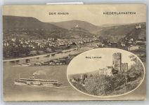 56112 W5427 Niederlahnstein - Burg Lahneck