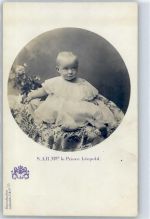 Prinz Leopold Adel Belgien Foto AK