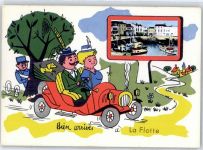 17630 La Flotte - Leporello, Auto, Hafen