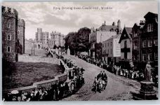 Windsor Berkshire - King Driving down Castle Hill