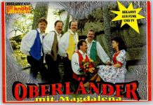 Originalunterschrift Oberländer mit Magdalena Schlagersänger