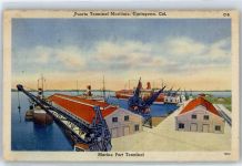 Cartangena Künstlerkarte Marine Port