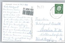 48683 W4422 Ahaus 1960 - Fliegeraufnahme Teilansicht Canisiusstift