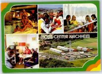 36275 W6437 Kirchheim , Hess Werbe AK Pension Center Kirchheim