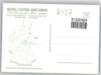 36275 W6437 Kirchheim , Hess Werbe AK Pension Center Kirchheim