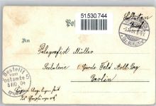 10115 W1000 Halensee 1904 Künstlerkarte Bismarck-Denkmal